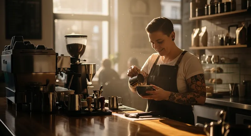 Andre Beaumont, owner of Three Daughters Coffee