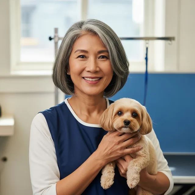 Linda Park, owner of Pawsh Grooming Co.